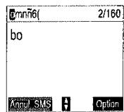 SAGEM D70V - Écriture des SMS avec EATONI : - 1