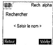 SAGEM D70V - Réaliser une recherche affinée - 2