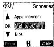 SAGEM D70V - Activer ou désactiver les bips - 3