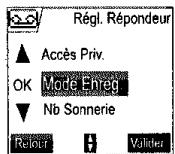SAGEM D70V - Mode d'enregistrement - 2