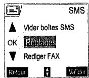 SAGEM D70V - Réglages SMS - 1