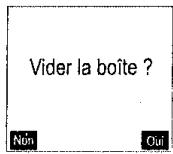 SAGEM D70V - Vider une boîte SMS - 4