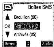 SAGEM D70V - Lire un message - 2