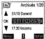 SAGEM D70V - Lire un message - 3