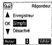 SAGEM D70V - Mise en route / arrêt du répondeur - 3