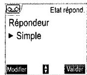 SAGEM D70V - Mise en route / arrêt du répondeur - 2