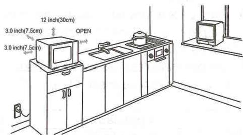 HITACHI MSO23 - Installation du FOUR à micro-ondes - 1