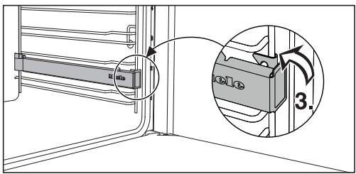 MIELE FOURDGC7665NRB - Monter et démonter les rails coulissant flexiclips - 2