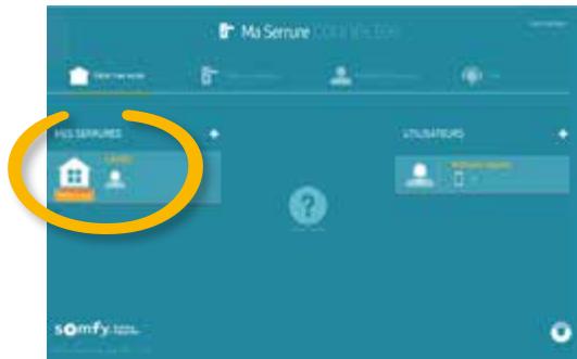 SOMFY 4274164 - B1. Modifier les paramètres de la serrure - 1