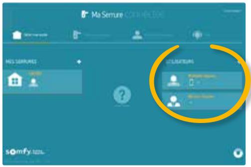 SOMFY 4274164 - Visualisez les utilisateurs - 1