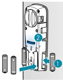 SOMFY 4274164 - B2. Ajoutez les piles - 1