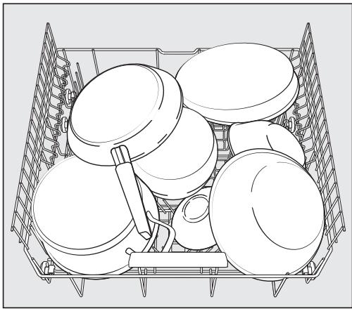MIELE LAVE-VAISSELLE 5312 - Lave-vaiselle avec tiroir à couverts - 7