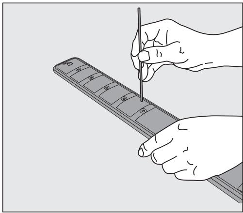 MIELE LAVE-VAISSELLE 5312 - Nettoyage des bras de pulverisation - 1