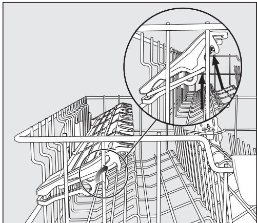 MIELE LAVE-VAISSELLE 5312 - Régler le support pour tasses FlexCare - 1