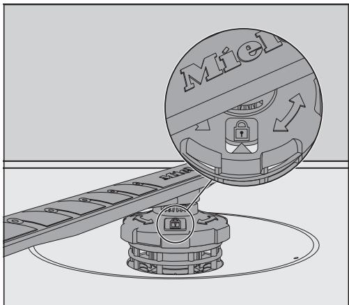 MIELE LAVE-VAISSELLE 5312 - Monter le bras de lavage inférieur - 1