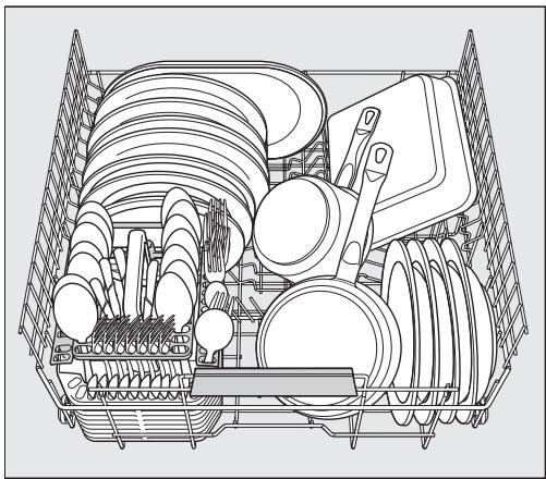 MIELE LAVE-VAISSELLE 5312 - Lave-vaisselle avec panier à couverts - 4