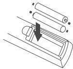 SIGMATEK DVBX-200 - Insertion des piles - 2