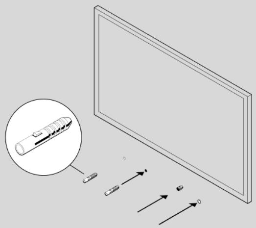 SONOS 36 DaRrySONOSENCEINTE WIFIROAM SL BLANC - Contenu du kit de fixation - 4