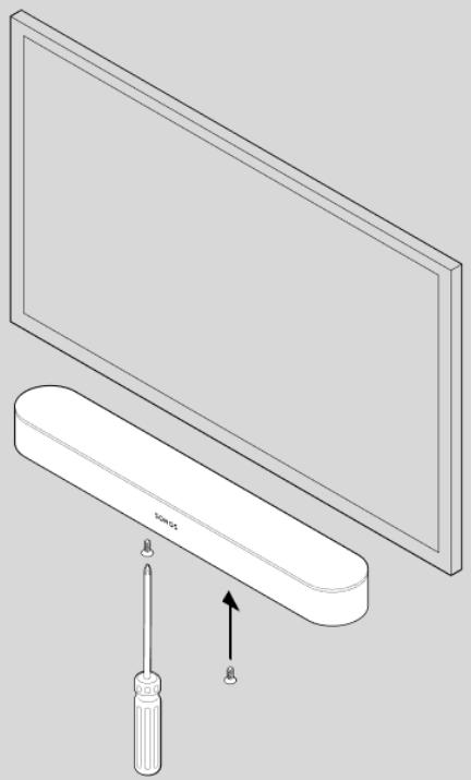 SONOS 36 DaRrySONOSENCEINTE WIFIROAM SL BLANC - Contenu du kit de fixation murale - 7