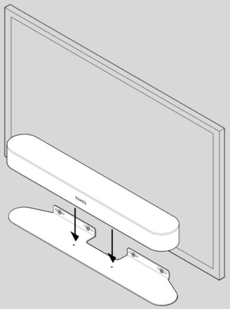 SONOS 36 DaRrySONOSENCEINTE WIFIROAM SL BLANC - Contenu du kit de fixation - 7