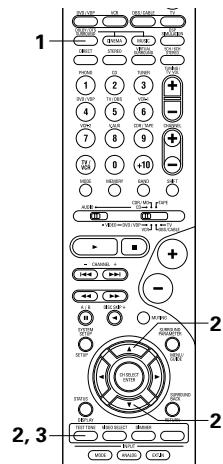 DENON AVR-1803 - Avant la lecture utilisant la fonction d'ambiance - 3