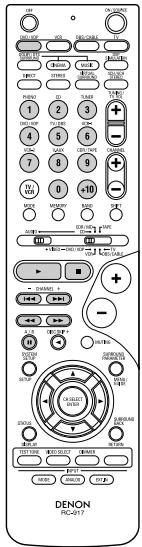 DENON AVR-1803 - Touches de système de lecteur de videodisque (VDP) - 6