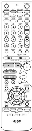 DENON AVR-1803 - Touches de système de platine vidéo (VCR) - 5