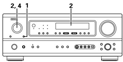 DENON AVR-1803 - Enregistrement d'un programme source (enregistrement de la source avec contrôle simultané) - 3