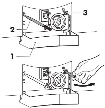V-ZUG WA-ADORA-SL - Avant de refermer le linge, assurez-vous que le tambour est à l'arrêt. vous courez de graves risques de blessures en touchant le tambour alors qu'il tourne encore. - 1