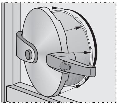 MIELE DG5664-3 - Fermetre de la porte : - 1