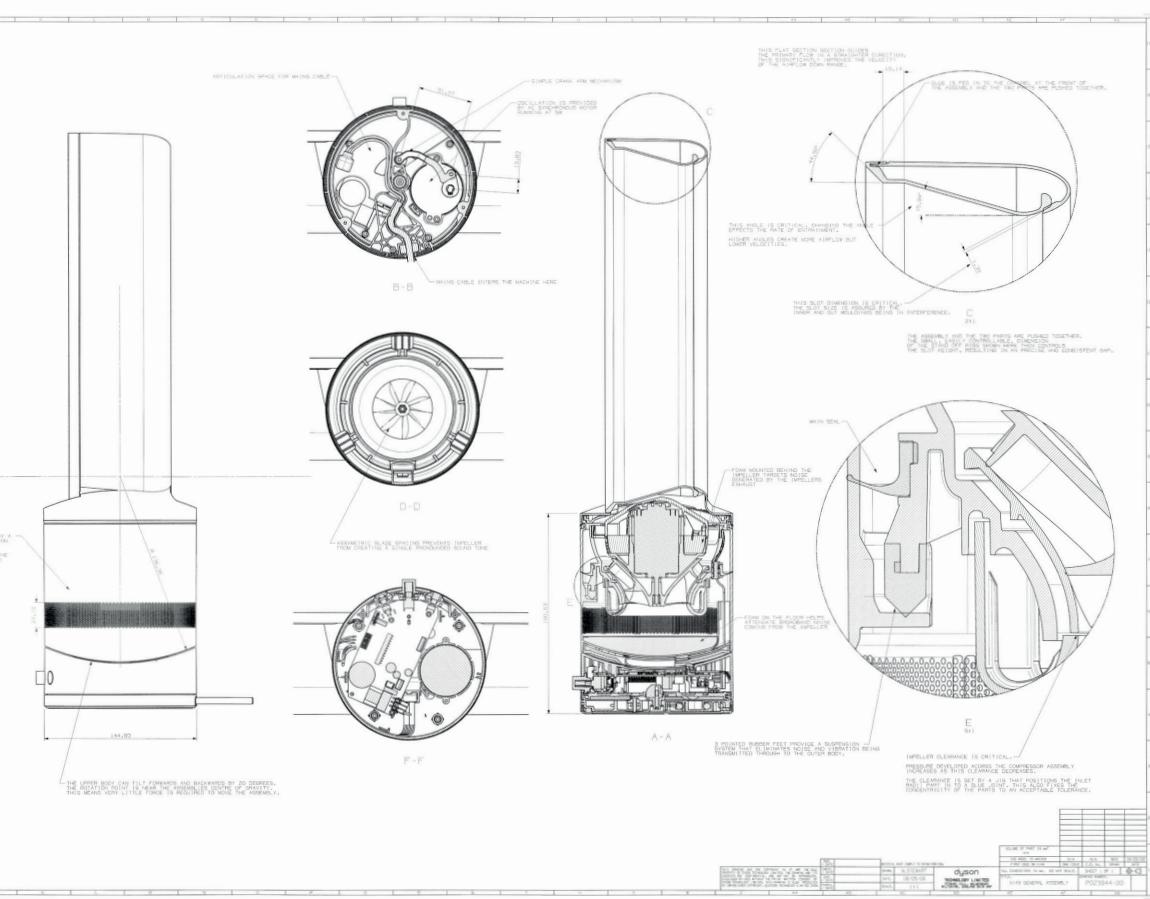 DYSON AMO1 - Commande d'inclinaison - 2