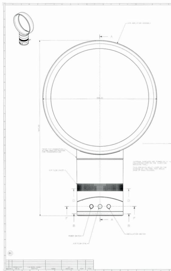 DYSON AMO1 - Commande d'inclinaison - 1