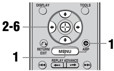 SONY STR-DG 700 - Navigation dans les menus - 1