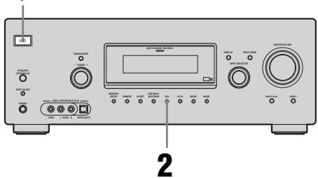 SONY STR-DG 700 - Rétablissement des champs sonores aux règles initiales - 1