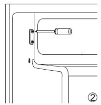 MOULINEX MSTTR1O3WHA - Inversion du SENS d'ouverture de la porte - 5