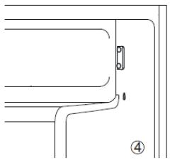 MOULINEX MSTTR1O3WHA - Inversion du SENS d'ouverture de la porte - 7
