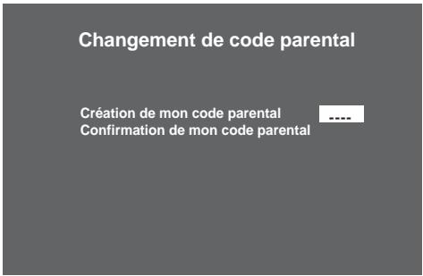 SAGEM ITAD91HDNOIR - Changement de code parental - 1