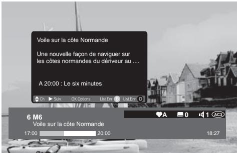SAGEM ITAD91HDNOIR - Informations détaillées sur les programmes - 1