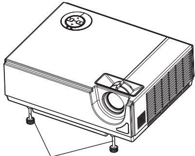 BENQ MP523 - Ajuster la hauteur du projeteur - 1
