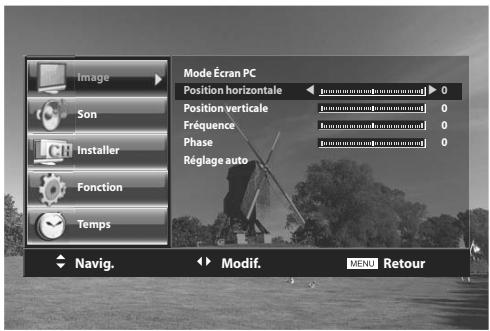 DAEWOO LT 32 61 - Réglage de l'écran en mode PC - 2