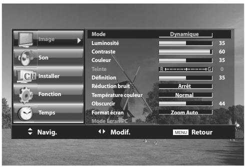 DAEWOO LT 32 61 - Sélection du mode image. - 3
