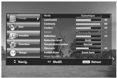 DAEWOO LT 32 61 - Sélection du mode image. - 6