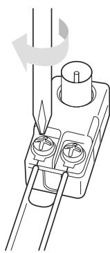 DAEWOO LT 32 61 - Raccordement d'une antenne intérieure - 1