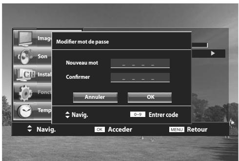 DAEWOO LT 32 61 - Modification du mot de passe - 2
