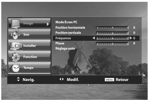 DAEWOO LT 32 61 - Réglage de l'écran en mode PC - 6