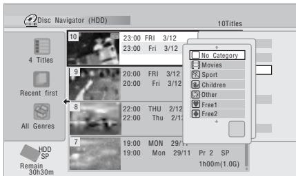 PIONEER DVR 540 HX - Set Genre - 4