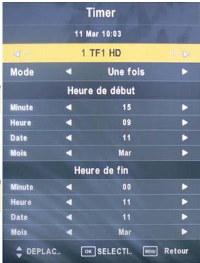 CGV SLIM LED 22 HD-WC - Programmer un enregistrement - 3