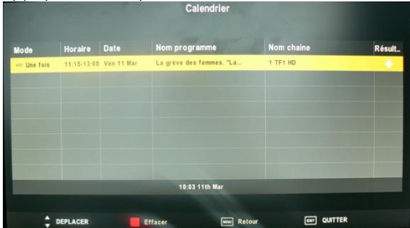 CGV SLIM LED 22 HD-WC - Programmer un enregistrement - 4