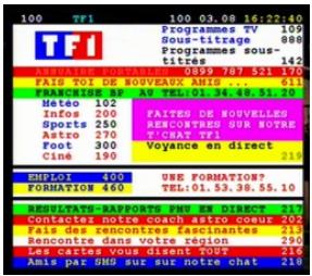 CGV SLIM LED 22 HD-WC - Télexte - 1