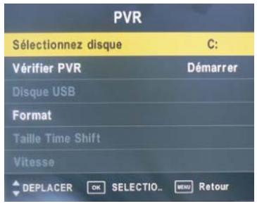 CGV SLIM LED 22 HD-WC - Formater le disque dur/clé USB - 1